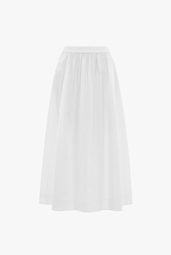 Natalie Elasticated Cotton Midi Skirt from Align