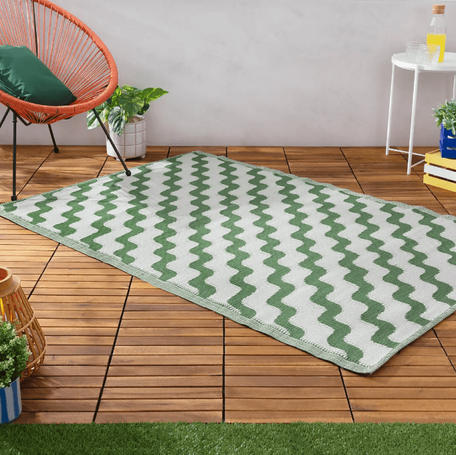 Dunelm furn Wave Indoor Outdoor Rug